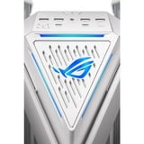 ASUS ROG GR701 Hyperion White Blanco, Caja de torre grande blanco, PC, Blanco, ATX, EATX, micro ATX, Mini-ITX, Aluminio, Multi, Frente