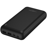 Ansmann Powerbank 30000 mAh PB212, Banco de potencia negro