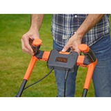 BLACK+DECKER BEMW481BH cortadora de césped Cortacésped manual Corriente alterna Negro, Naranja naranja/Negro, Cortacésped manual, 800 m², 42 cm, 2 cm, 7 cm, 50 L