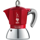Bialetti Cafetera espresso rojo/Plateado