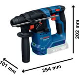 Bosch Martillo perforador inalámbrico GBH 18V-18 Professional, 18Volt azul/Negro