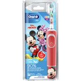 Braun Kids 80351905 cepillo eléctrico para dientes Niño Cepillo dental giratorio Multicolor, Cepillo de dientes eléctrico rojo/blanco, Niño, Cepillo dental giratorio, Cuidados diarios, Sensible, Multicolor, 2 min, Extrasuave