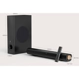 Creative 51MF8495AA000, Barra de sonido negro