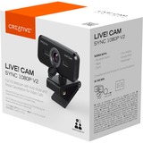 Creative Webcam negro