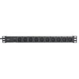 Digitus DN-95404, Regleta negro/Aluminio