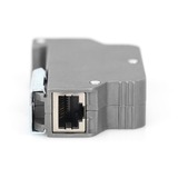 Digitus Protector contra sobretensiones PoE (RJ-45), montaje en riel DIN, Protección contra sobretensión gris