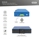 Digitus Red Ethernet Gigabit de 16 puertos, Interruptor/Conmutador 