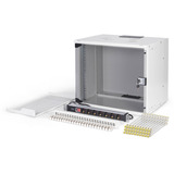 Digitus Set de red SOHO Pro 19" 540x400 mm (AnxP), Armario IT gris claro
