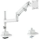 Digitus Soporte para monitor individual, 57", 27 kg, Soporte de monitor blanco