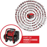 EINHELL Compresor a batería Power X-Change TE-AC 36/150 Li OF - Solo, 36 Voltios (2x18V) negro/Rojo