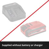 EINHELL Compresor a batería Power X-Change TE-AC 36/150 Li OF - Solo, 36 Voltios (2x18V) negro/Rojo
