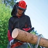 EINHELL GE-EC 2240 2200W Negro, Rojo sierra eléctrica, Motosierra rojo/Negro, 15 m/s, Negro, Rojo, 215 mm, 275 mm, 53 cm, 5,6 kg