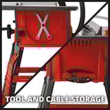 EINHELL Sierra circular de mesa rojo