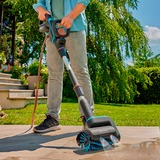 GARDENA Cepillo de rodillo medio, para limpiador múltiple a batería AquaBrush, Cepillos de lavado gris/Turquesa