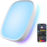 Govee 30cm RGBWW + RGBIC Lámpara de Techo Inteligente Cuadrada, Luz de LED 