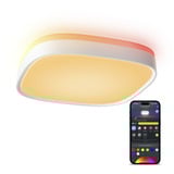 Govee 30cm RGBWW + RGBIC Lámpara de Techo Inteligente Cuadrada, Luz de LED 