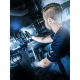 Hazet Carraca de dientes finos HiPer 1/2" negro/Azul