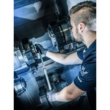 Hazet Carraca de dientes finos HiPer 1/2" negro/Azul