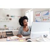 Kensington Auriculares USB-A clásicos con micrófono y control de volumen, Auriculares con micrófono negro, Alámbrico, Oficina/Centro de llamadas, Auriculares, Negro