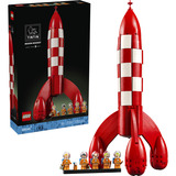 LEGO Ideas El cohete lunar de Tintín, Juegos de construcción Juego de construcción, 18 año(s), Plástico, 1283 pieza(s), 1,49 kg