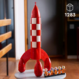 LEGO Ideas El cohete lunar de Tintín, Juegos de construcción Juego de construcción, 18 año(s), Plástico, 1283 pieza(s), 1,49 kg