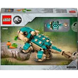LEGO Jurassic World Bumpy Bebé: Ankylosaurus, Juegos de construcción Juego de construcción, 7 año(s), Plástico, 358 pieza(s), 388 g