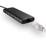 Lindy Estación de acoplamiento mini USB-C negro