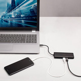 Lindy Estación de acoplamiento mini USB-C negro