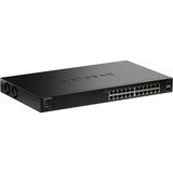 Netgear GS324TP-200EUS, Interruptor/Conmutador negro