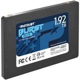 Patriot Burst Elite 2.5" 1920 GB Serial ATA III, Unidad de estado sólido negro, 1920 GB, 2.5", 450 MB/s, 6 Gbit/s