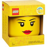 Room Copenhagen Cabeza de almacenamiento LEGO Iconic "Girl", Caja de depósito amarillo