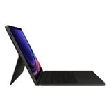 SAMSUNG EF-DX725 QWERTZ Alemán Pogo pin Negro, Funda para tablet negro, QWERTZ, Alemán, Touchpad, Samsung, Galaxy Tab S9, Galaxy Tab S9 FE, Negro