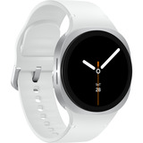 Samsung Galaxy Watch 8 3,3 cm (1.3") AMOLED 40 mm Digital 438 x 438 Pixeles Pantalla táctil Plata Wifi GPS (satélite), SmartWatch plateado, 3,3 cm (1.3"), AMOLED, Pantalla táctil, 32 GB, GPS (satélite), 30 g
