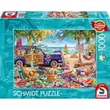 Schmidt Spiele Descanso soleado en la playa, Puzzle 