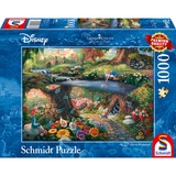 Schmidt Spiele Thomas Kinkade: Painter of Light - Disney - Alicia en el País de las Maravillas, Puzzle 