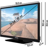 Telefunken XH24SN550MVD, Televisor LED negro