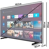 Toshiba 65UA5D63DGY, Televisor LED negro