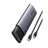 UGREEN 10902 caja para disco duro externo Caja externa para unidad de estado sólido (SSD) Gris M.2, Caja de unidades gris, Caja externa para unidad de estado sólido (SSD), M.2, M.2, PCI Express, 10 Gbit/s, Conexión USB, Gris