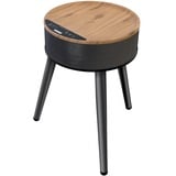 Unold 86545 calefactor eléctrico Interior Negro, Madera Ventilador eléctrico, Termoventiladores negro/Madera, Ventilador eléctrico, Cerámico, 1,2 m, Interior, Negro, Madera, Plástico
