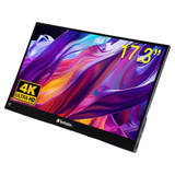 Verbatim 32239 pantalla para PC 43,9 cm (17.3") 3840 x 2160 Pixeles 4K Ultra HD LCD Pantalla táctil Negro, Monitor LED negro, 43,9 cm (17.3"), 3840 x 2160 Pixeles, 4K Ultra HD, LCD, 6 ms, Negro