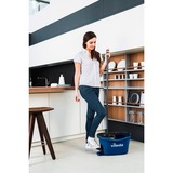 Vileda Set de fregona Turbo Easy Wring & Clean Box, Limpiador de suelo azul/Negro