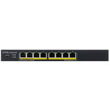 Zyxel GS1900-8HP V3 8P PoE Smart Switch, Interruptor/Conmutador negro