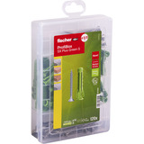 fischer Profi-Box Spreizdübel SX Plus Green, Pasador verde claro