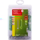 fischer Profi-Box Spreizdübel SX Plus Green, Pasador verde claro