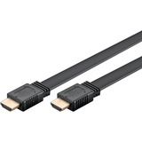 goobay Cable plano HDMI 2.1 de alta velocidad con Ethernet 8K / 60 Hz negro