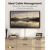 goobay Conmutador matriz HDMI 4 a 2 (4K @ 60Hz), Splitter HDMI negro