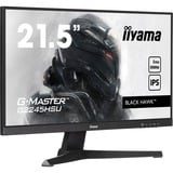 iiyama G-MASTER G2245HSU-B2 pantalla para PC 54,6 cm (21.5") 1920 x 1080 Pixeles Full HD LED Negro, Monitor de gaming negro (mate), 54,6 cm (21.5"), 1920 x 1080 Pixeles, Full HD, LED, 1 ms, Negro