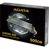 ADATA LEGEND 800 500 GB, Unidad de estado sólido gris/Dorado