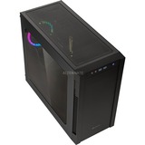 ALTERNATE AGP-AMD-049, Gaming-PC negro/Transparente