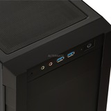 ALTERNATE AGP-AMD-049, Gaming-PC negro/Transparente